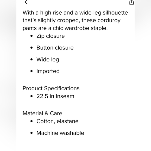 Chaps Corduroy pants - Picture 6 of 6